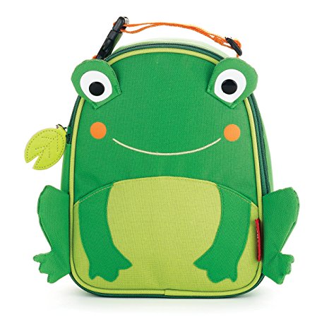 Skip Hop Baby Zoo Little Kid and Toddler Insulated and Water-Resistant Lunch Bag, Multi Floyd Frog