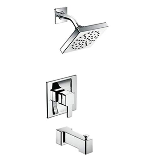 Moen TS2713 90 Degree PosiTemp Tub and Shower Trim Kit without Valve, Chrome