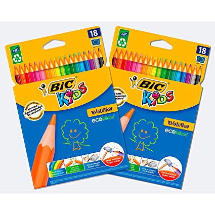 BIC 962701 Evolution Ecolutions Colouring Pencil - Multi-Colour