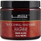 MADE IN USA SUPER SIZE 16 OZ HSI PROFESSIONAL 1 best ARGAN OIL ANTI FRIZZ HYDRATING SMOOTHING HAIR MASK REVITALIZE SMOOTHEN AND REPAIR ALL TYPES OF HAIR UNRULY COARSE DAMAGED OR COLOR TREATED HAIR