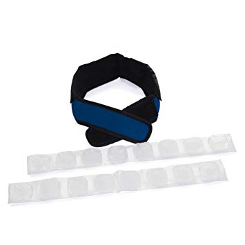 FlexiFreeze Cooling Collar - Neck Cooling Ice Wrap, Navy Blue