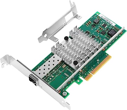 10Gb NIC PCI-E Network Card for Intel X520-DA1(Intel E10G42BTDA), with Intel 82599EN Controller, Single SFP  Port, 10G PCI Express Ethernet LAN Adapter Support Windows Server/Linux/VMware