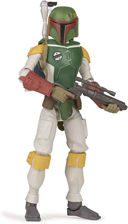 Star Wars Galaxy of Adventures Boba Fett Toy 5-inch Scale Action Figure with Fun Projectile Feature, Toys for Kids Ages 4 and Up