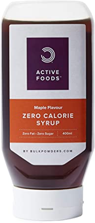 BULK POWDERS Zero Calorie Syrup, Sugar Free, Maple, 400 ml