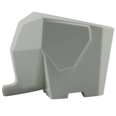NewCool Elephant Cutlery Drainer Storage Box, Grey