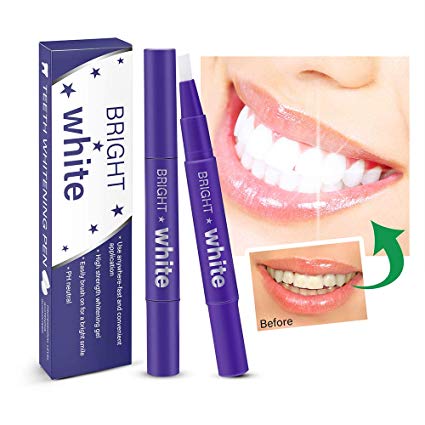 Teeth Whitening Pen (2 Pack), 20  Uses, Effective, Painless, No Sensitivity, Effective Remove Yellow Teeth, Coffee Stains