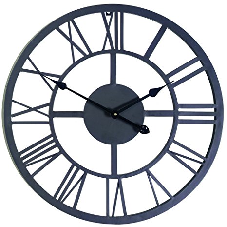 Gardman 8450 Giant Roman Numeral Wall Clock, 21.5" Long x 21.5" Wide