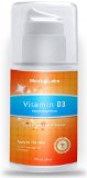 MaxX Labs Vitamin D3 Cream - 10000 IU Per Pump Dose - Topical Vitamin D3 Lotion - Scent-Free Hypoallergenic Odorless Non-irritating - 3 Oz Pump Bottle