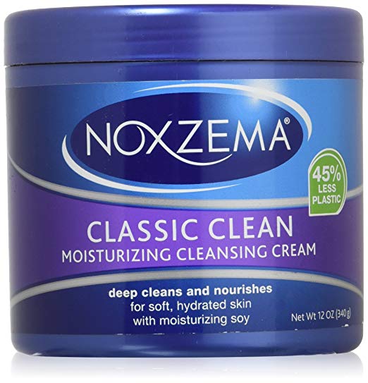Noxzema Classic Clean Moisturizing Cleansing Cream Unisex, 12 Ounce (Pack of 2)