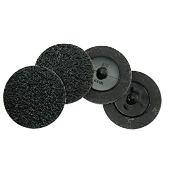 Neiko Roloc Type 2-Inch Silicon Carbide Sanding Disc, 36 Grit, 25 Pieces