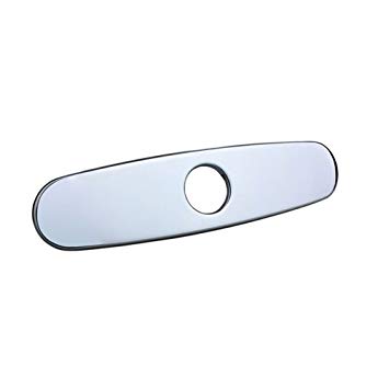 KES PEP1 10-Inch Kitchen Sink Faucet Hole Cover Deck Plate Escutcheon, Polished Chrome