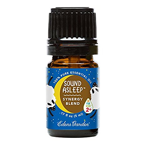 Sound Asleep OK For Kids Synergy Blend Essential Oil by Edens Garden - 5 ml (Lavender, Sweet Marjoram, Grapefruit, Damiana, Cistus and Osmanthus)