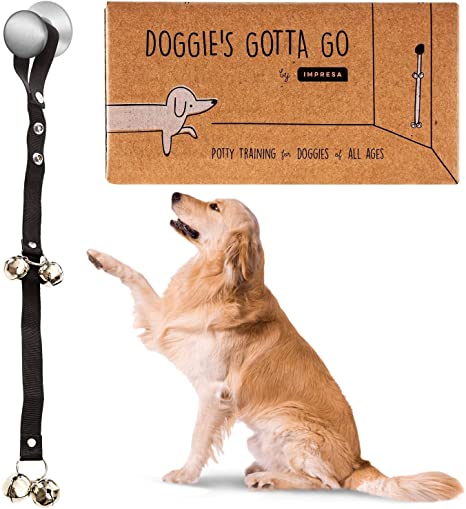 Doggie's Gotta Go Potty Bells/Dog Doorbell for House Training - Now With LOUDER Bells