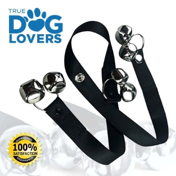 Dog Bells for House Potty Training Your Doggy. Best Housetraining Method. Hang Bell on Door Knob for Small, Medium & Large Doggies. Loud Sound Even a Puppy Can Hear. Best for Housebreaking a Poochie