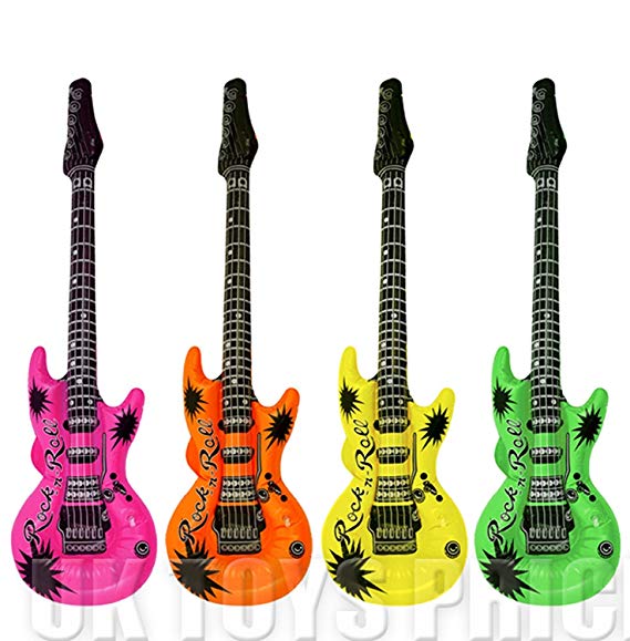 HENBRANDT Inflatable Guitar (1 Assorted colour)