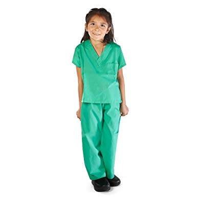 Kids Scrubs Super Soft Children Scrub Set Kids Doctor Dress up
