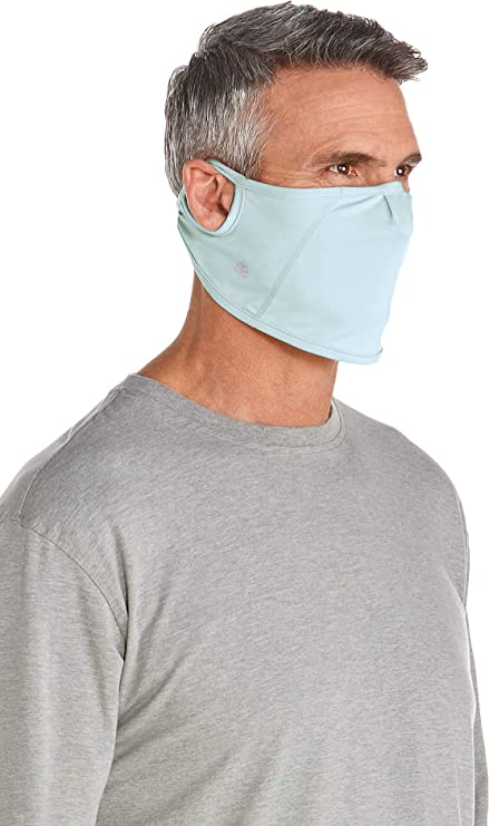 Coolibar UPF 50  Men's Women's Blackburn UV Mask - Sun Protective