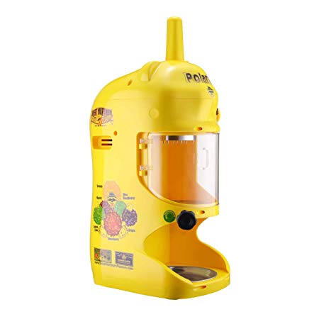 Great Northern Popcorn 83-NA6066 Northern Yellow Shaver | 120V Electric Snow Cone Machine | Professional Polar Pal Ice Crusher Model with Safety Shield