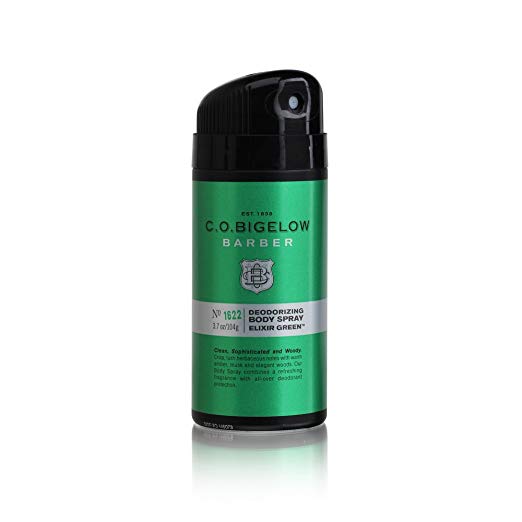 C.O. Bigelow ELIXIR GREEN Men's Deodorizing Body Spray