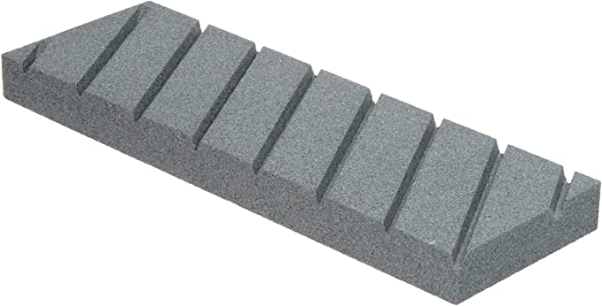 Norton 69936687444 Flattening Stone With Diagonal Grooves For Waterstones, Coarse Grit Silicon Carbide Abrasive, Superbly Flat With Hard Bond, Plastic Case, 9" x 3" x 3/4"