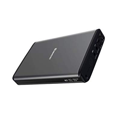 Renogy 50000mAh 185Wh Portable Power Bank Generator Durable Charger External Battery for Laptop Acer Asus Compaq Dell Fujitsu HP IBM Lenovo NEC Samsung Sony Toshiba not for Apple Laptop