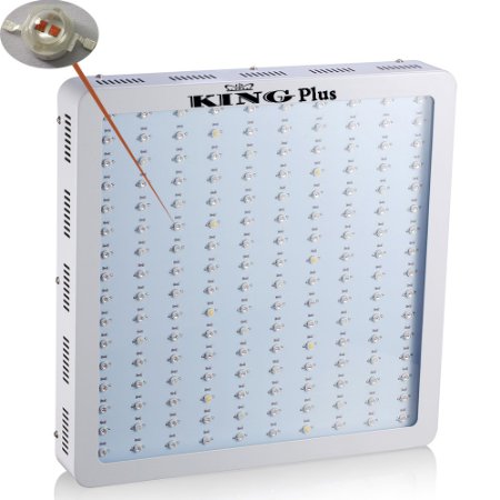 King Plus 1600w Double Chips LED Grow Light Full Specturm for Greenhouse and Indoor Plant Flowering Growing 10w Leds