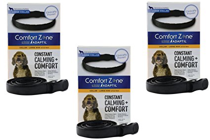 (3 Pack) Comfort Zone Adaptil Collar for Large Breed Dogs