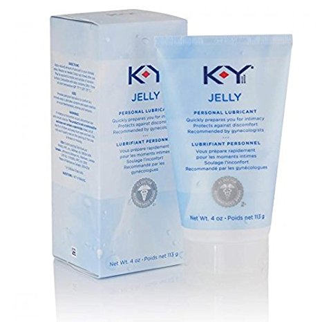 K-Y Jelly, Personal Lubricant 4 oz (Quantity of 5) by McNeil Labs