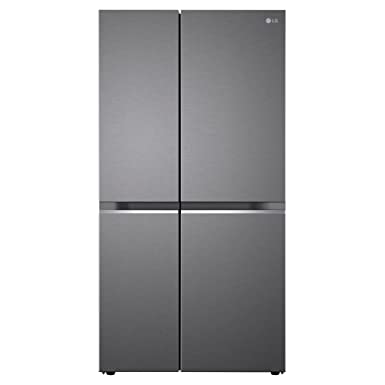 LG 655 L Frost-Free Inverter Side-By-Side Refrigerator (GL-B257HDSY, Dazzle Steel, Express Freeze | Multi Air-Flow)