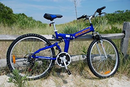 Columba 26" Alloy Folding Bike w. Shimano Blue (RJ26A_BLU)