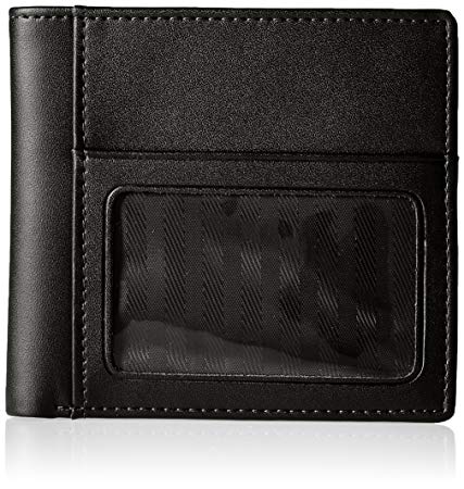 Royce Leather Men's Double Id Wallet in Leather, Black