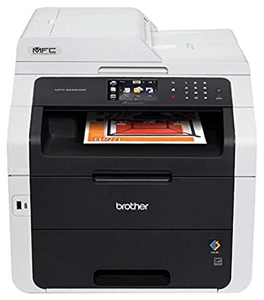 Brother MFC-9340CDW Wireless Laser Color All-in-One LED Multifunction Printer with Duplex Printing