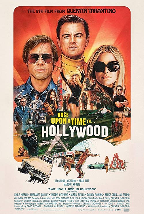 Once Upon A Time in Hollywood Movie Poster (24 x 36 inches)