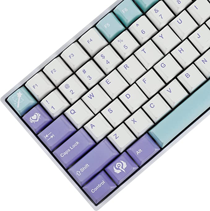 159 Mulan Cherry Profile Dye Sub Thick PBT 5 Sides Keycaps Set for ANSI ISO 104 87 61 96 75 GMMK NCR80 Mx Keyboard