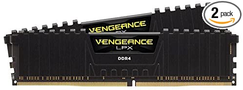 Corsair CMK16GX4M2K4500C19 VENGEANCE LPX 16GB (2x8GB) DDR4 4500 (PC4-36000) C19 PC Memory Black