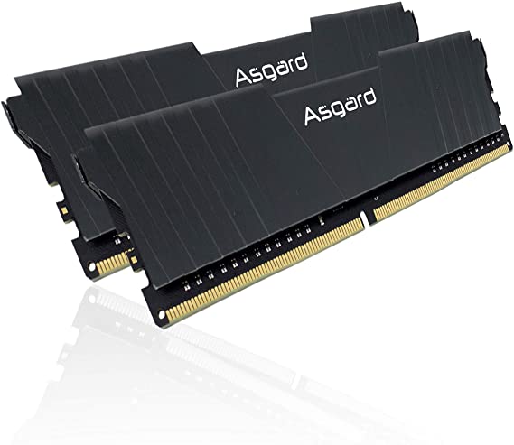 Asgard Gun Metal 16GB (2x8GB Kit) DDR4 3200Mhz (PC4-25600) C16 Desktop Memory Black