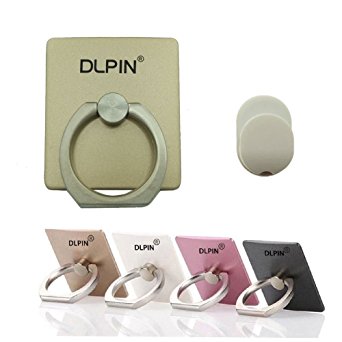 DLPIN® Finger Grip Phone Holder Car Mount Universal 360 Degree Finger Grip Desk Stand Ring Holder Campatible With All Cellphone, for iPhone Samsung etc..
