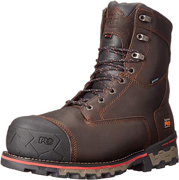 Timberland PRO Men's 8" Boondock Comp-Toe Waterproof Work Boot