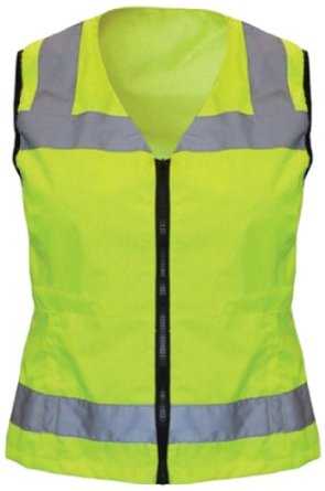 Utility Pro UHV662 Nylon High-Visibility Ladies Vest, Small, Lime