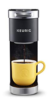 Keurig K-Mini Plus Single Serve K-Cup Pod Coffee Maker, with 6 to 12oz Brew Size, Stores up to 9 K-Cup Pods, Travel Mug Friendly, Matte Black