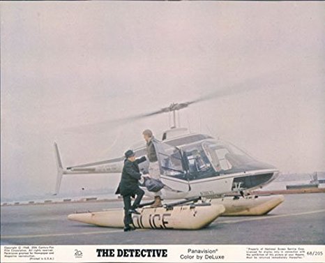 THE DETECTIVE FRANK SINATRA ORIGINAL US 8X10 LOBBY CARD HELICOPTER