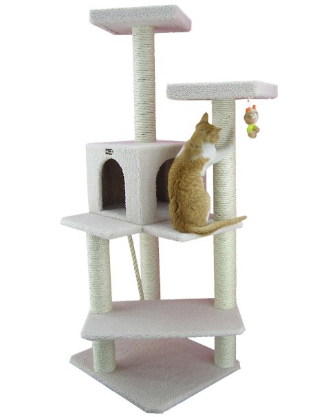 Armarkat Cat tree Furniture Condo Height -50-Inch to 60-Inch