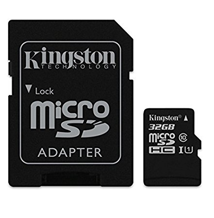 Professional Kingston 32GB MicroSDHC Card for Samsung Galaxy S Six with custom formatting and Standard SD Adapter! (Class 4)