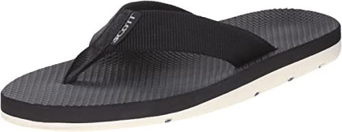 Scott Hawaii Men's Hokulea Sandals | Waterproof White Non-Marking No-Slip Boat Shoes | Guarantee All Day Arch Support Comfortable Slipper | Reef Walking Flip Flops for Men