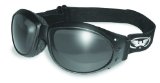 ELIMINATOR GOGGLES MOTORCYCLE PADDED EYEWEAR SMOKED TINT LENSES These Are Specially Made to Keep Dust And Wind Out Of Your Eyes