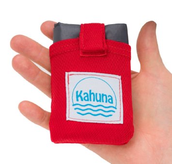 KAHUNA Pocket Blanket - Waterproof Outdoor Blanket. The Perfect Pocket Size Blanket for Travel, Picnic and Camping. Ideal Ground Sheet For a Concert or Festival, or a Sand Free Day at the Beach