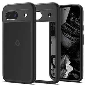 Spigen Ultra Hybrid Back Cover Case Compatible with Pixel 8a (TPU   Poly Carbonate | Matte Black)