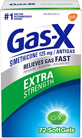 Gas X Gas Relief Extra Strength Gels, 72 count