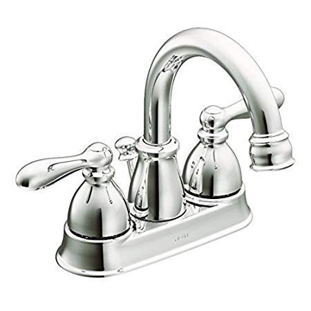 Moen WS84667 Two-Handle High Arc Bathroom Faucet, Chrome