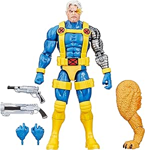 Marvel Legends Series Cable, Comics Collectible 6-Inch Action Figure with Build-A-Figure Part